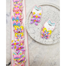 Резинки для волосся дитячі бантик 3 см (20 шт) СА-13-6