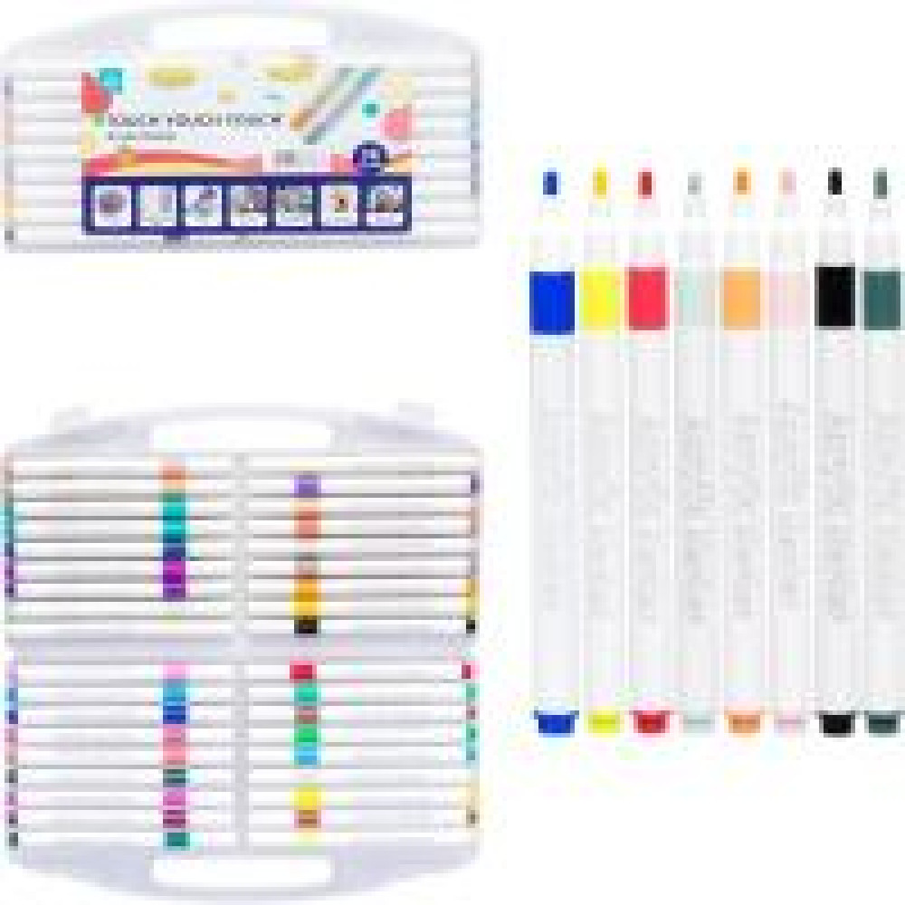 Маркер акриловий 36 кольорів A-922-36 у пластиковому боксі