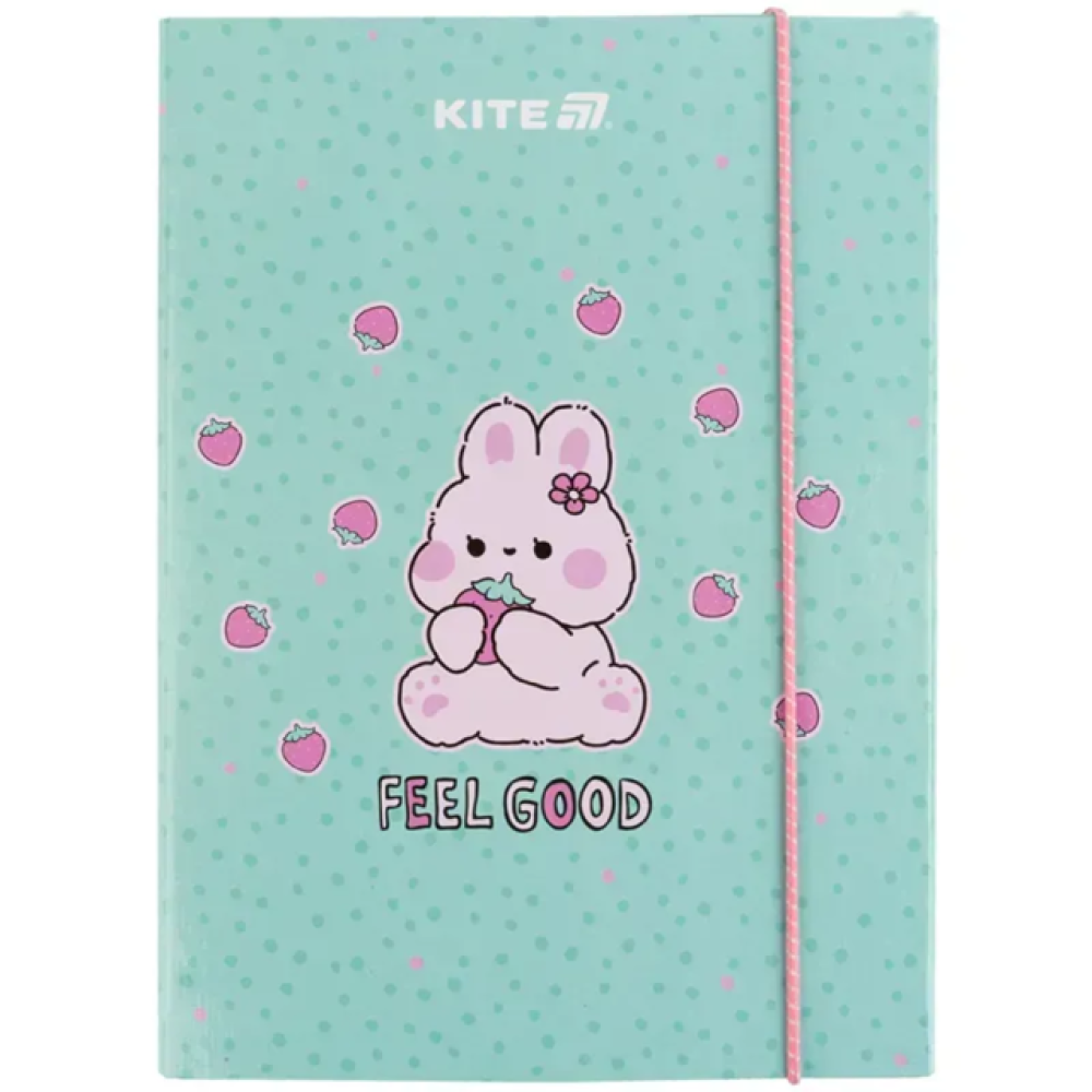 Папка для зошитів Kite Feel Good В5 картон на гумці (K25-210-1)