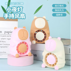 Вентилятор портативний акумуляторний "Капібара" 11*8.3*7см (уп.1)