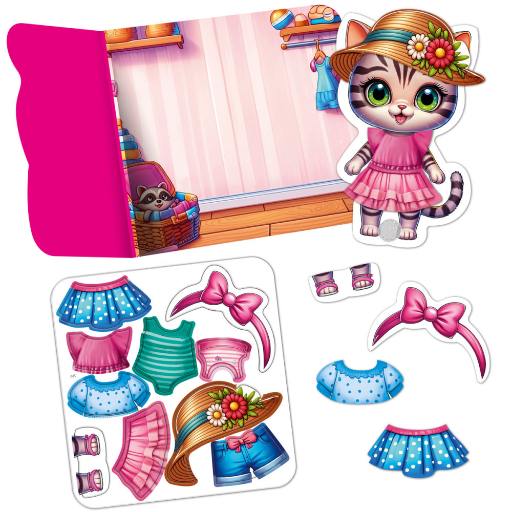 Гра розвиваюча Vladi Toys з липучками "Кошеня" VT1320-03