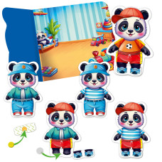 Гра розвиваюча Vladi Toys з липучками "Панда" VT1320-06