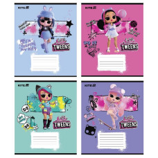 Зошит шкільний Kite LOL 12 аркушів коса лінія (LO25-235)