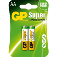 Батарейка GP SUPER ALKALINE 1.5V 15A-S2 лужна, LR6, AA