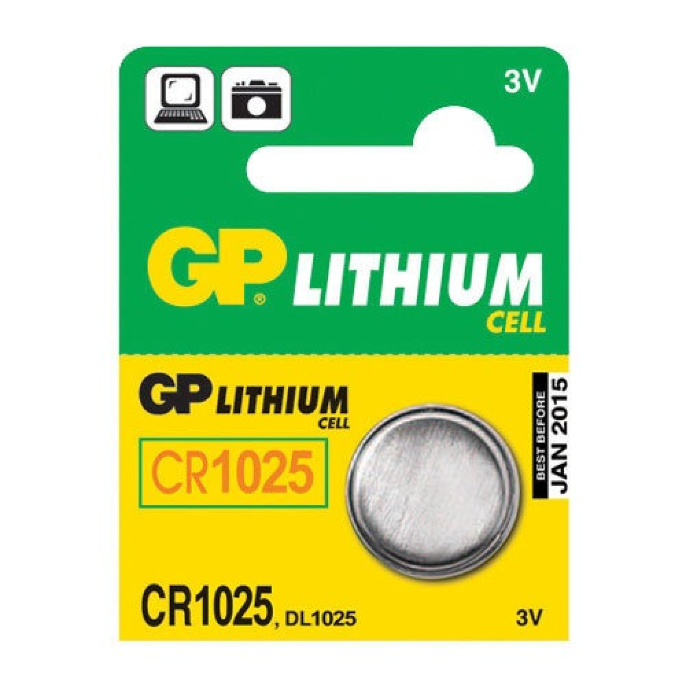 Батарейка таб 3V GP1025 ціна за 1 шт лист 5 шт