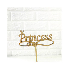 Декорація на стіл Топер "Princess" з глітером