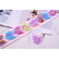 Гумка для волосся мікрофібра дитяча, метелик 2 см 26-3.6-18