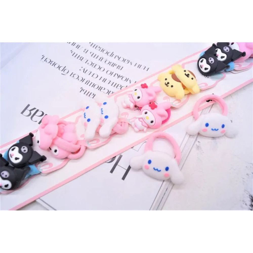 Гумка мікрофібра для волосся + єдиноріг 2.5 см 26-3.1-18