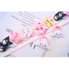 Гумка мікрофібра для волосся + єдиноріг 2.5 см 26-3.1-18