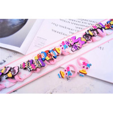 Гумка мікрофібра для волосся лялечка 3 см. 1-3.6-18