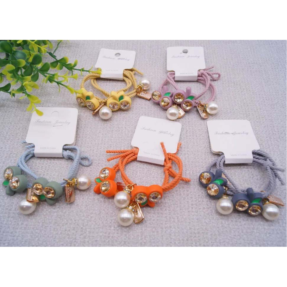 Гумка тонка Вишеньки камені 5 см