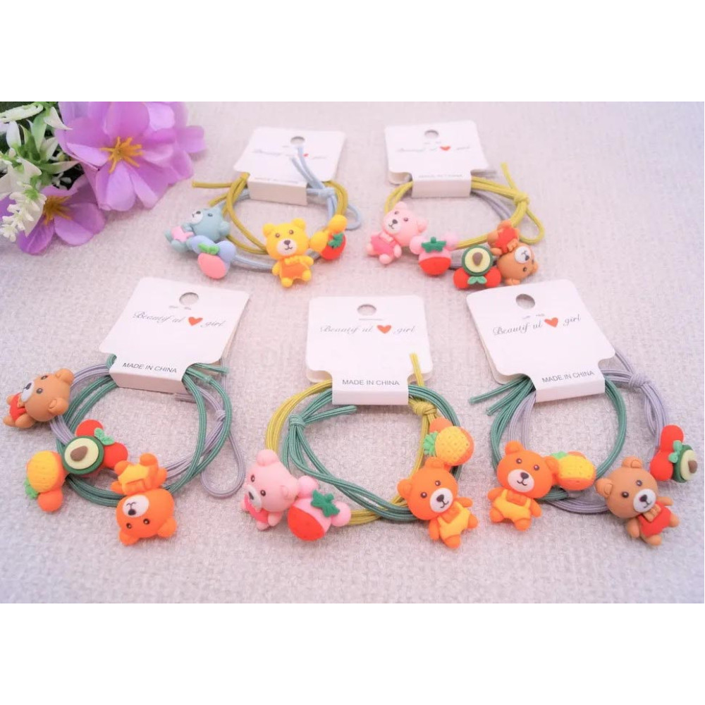 Гумка тонка, фруктики, 5 см