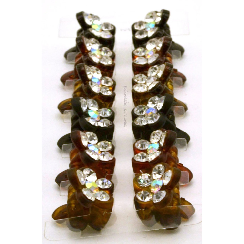 Заколка краб для волосся "Квітка"