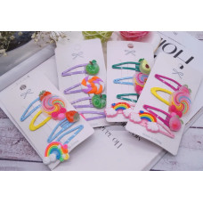 Заколка-хлопавка асорті 5.5 см 2-7.2-18