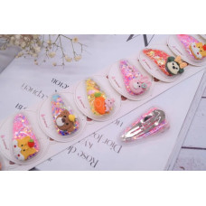 Заколка-хлопавка силікон асорті 5,5 см ТИК21-1С