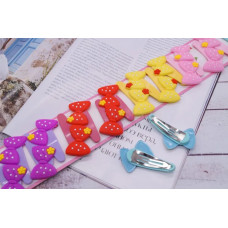 Заколка-хлопушка бантик 5,5 см 3-3,9-18