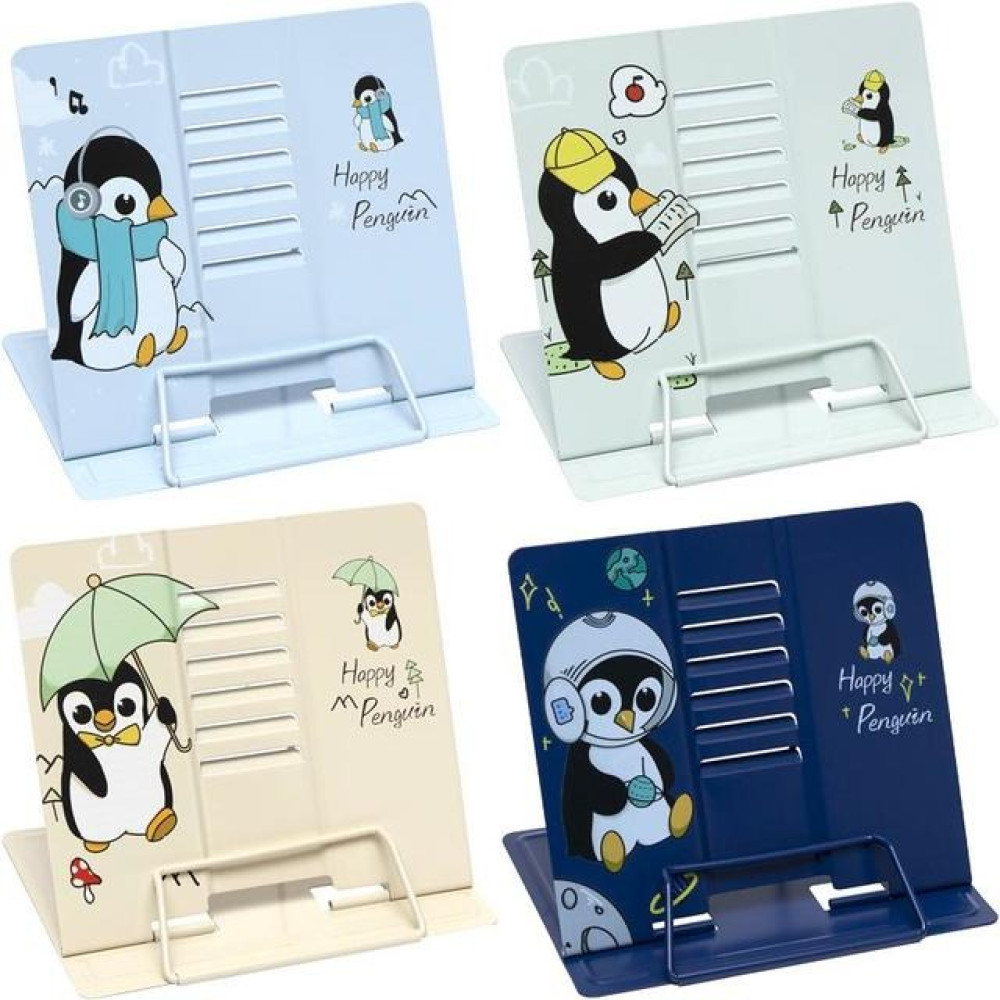 Підставка для книг Пінгвін 21х20 см металева (LTS-8186)