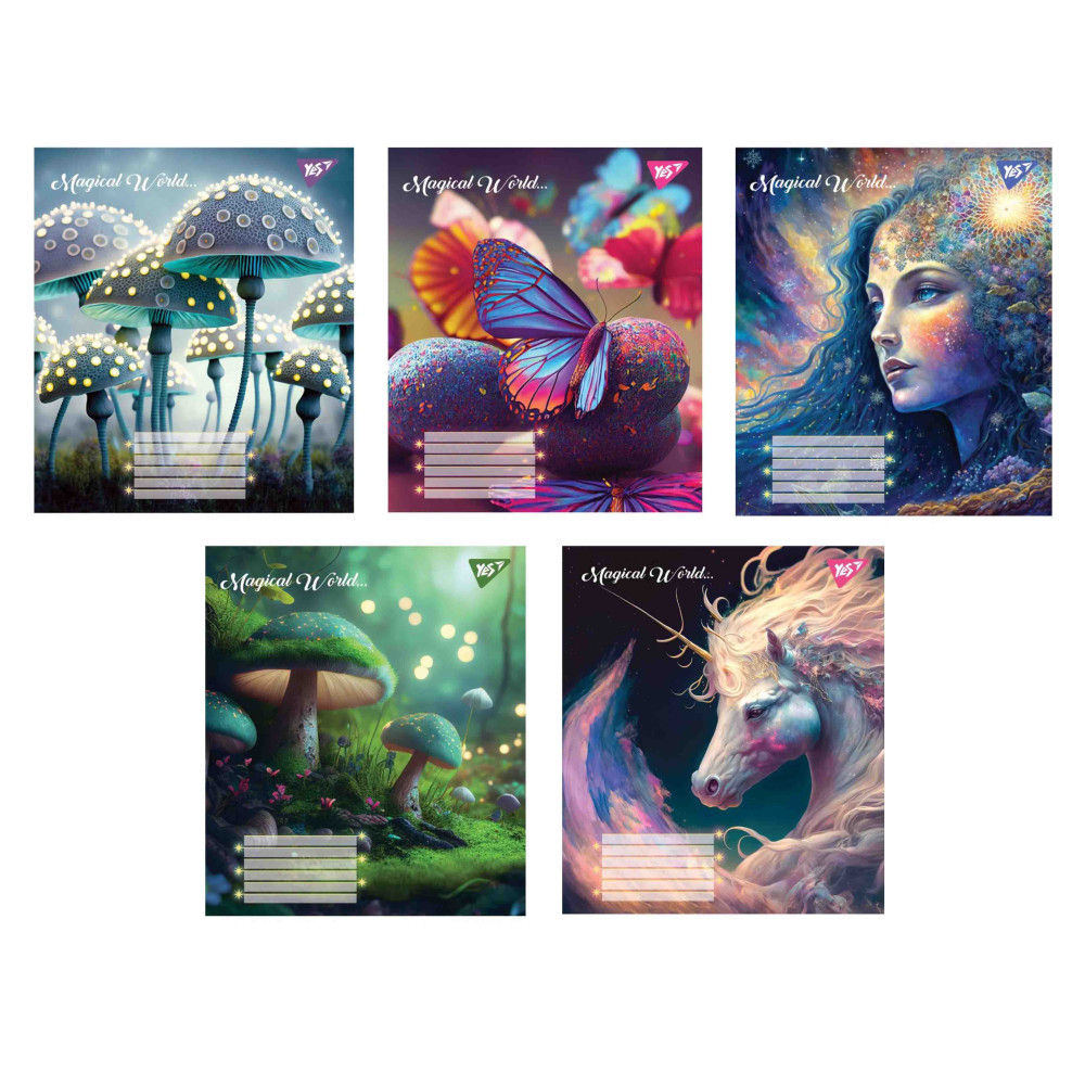 Зошит для записів А5/12 кос YES Magical world