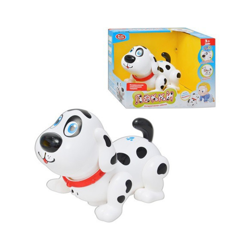 Інтерактивна тваринка 7110 Собачка, реагує на дотик. бігає, гавкає, ворчит, в коробці