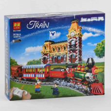 Конструктор 11442 "Залізниця зі станцією", 3019 деталей, в коробці