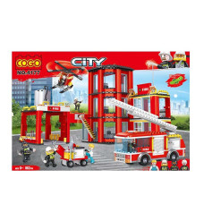 Конструктор 4177 "Пожежна станція", 862 деталі, в коробці