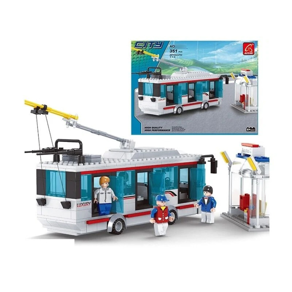 Конструктор AUSINI 25727 "City", 351 деталь, у коробці