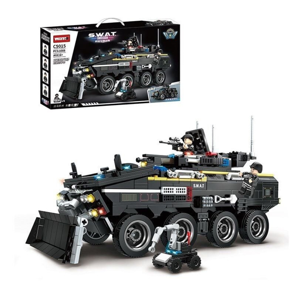 Конструктор C 5015 "Поліцейська машина", 1008 деталей, в коробці