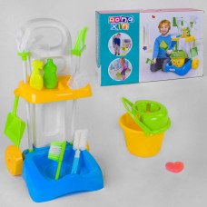 Набір для прибирання 8878-1 (синьо-жовтий), в коробці