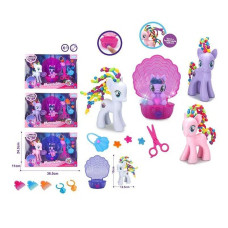 Поні 88542, 2 фігурки поні, музична черепашка, світло, мелодія, набір намистин, аксесуари, в коробці