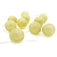 Електрогірлянда LED 10 ламп "Ялинкова куля" 1,5 м на батарейках, 220V, 50Гц (NYA170011)