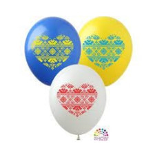 Куля Арт-Show 12' "Сердечко-вишиванка"