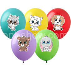 Кулька "ТВАРИНКИ", 12", кольоровий друк, АРТ-SHOW