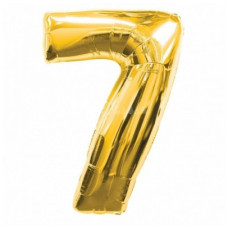 Кулька Цифра 7 золота/срібна/рожева, фольга FlexMetal 901767