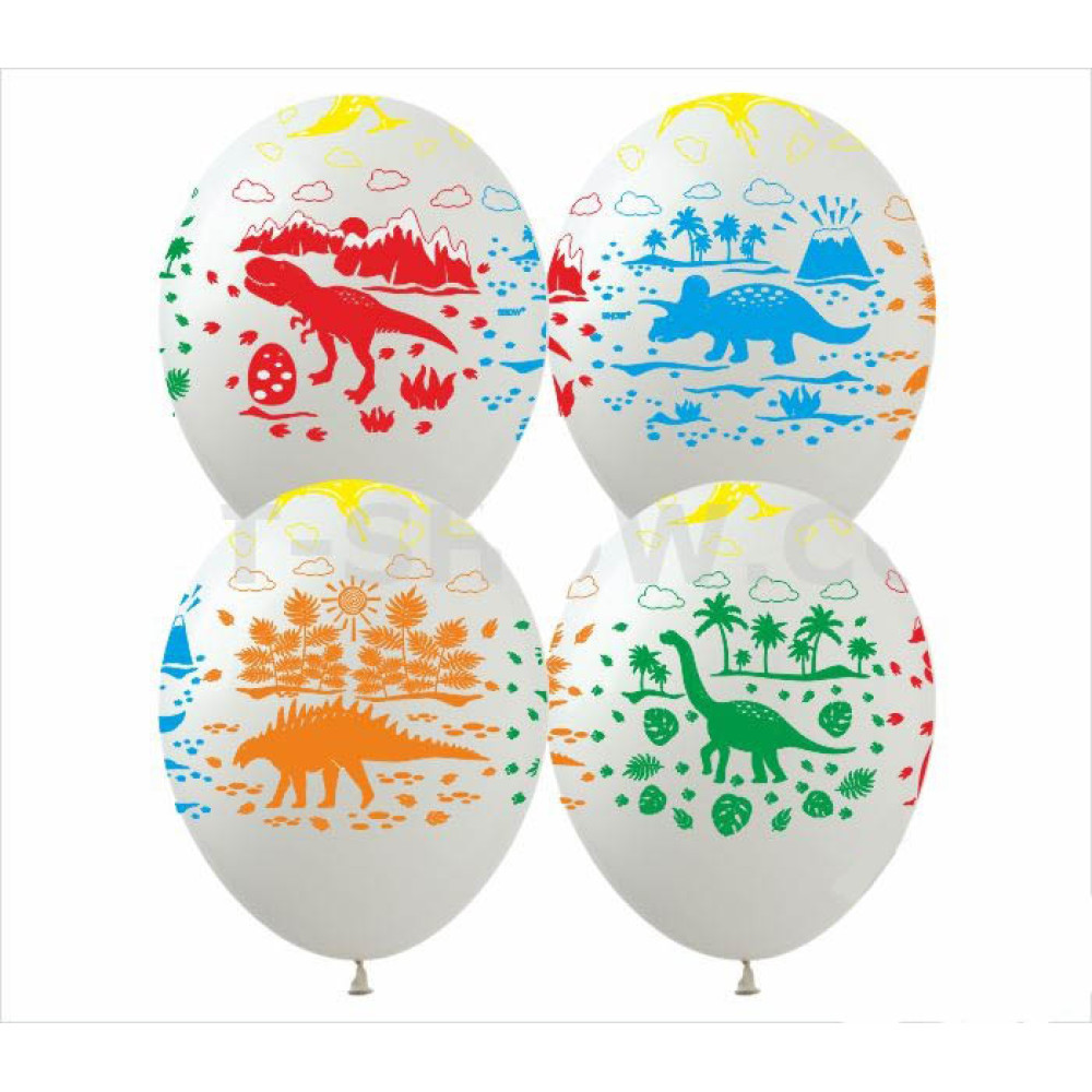 Кульки "ДИНОЗАВРИ", 12", АРТ-SHOW