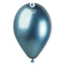 Кульки 13" (Хром), блакитні, 12920 Gemar