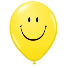 Кульки Gemar латексні «Смайл жовті» 12'