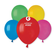 Кульки пастель 5", асорті А50/80, 05801, Gemar