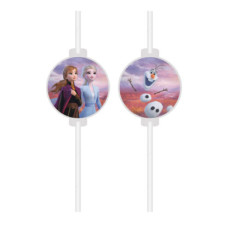 Соломинки для пиття Medallion 4 шт FROZEN 2 DISNEY