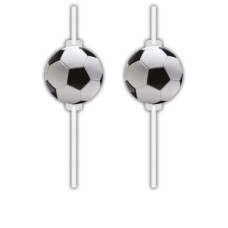 Соломинки для пиття Medallion, Football, 6 шт