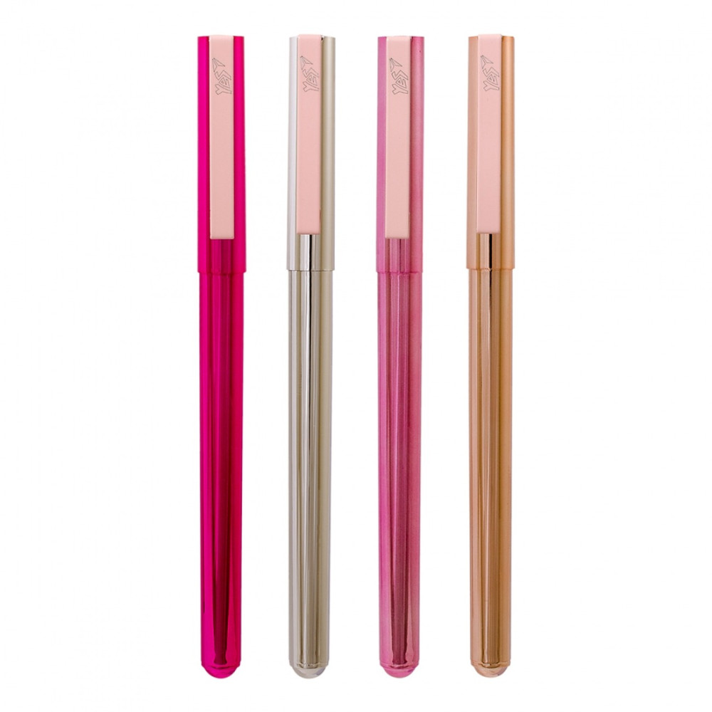 Ручка кулькова YES "Shiny", 4 кол