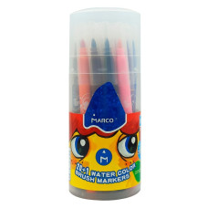 Фломастери MARCO Super Washable 21 колір туба (1633-21)