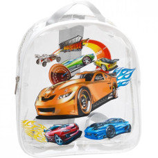 Рюкзак дитячий Авто-1 силікон прозорий 27×25×8 см (S1-S12/A1)