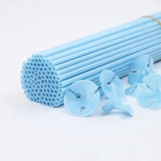 Палички тримач тонкі для куль 41 см блакитні 13661