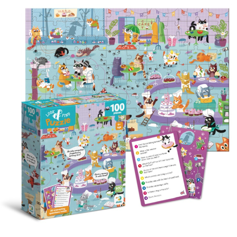 Пазл. Шукай та знаходь «Котяче кафе»300667