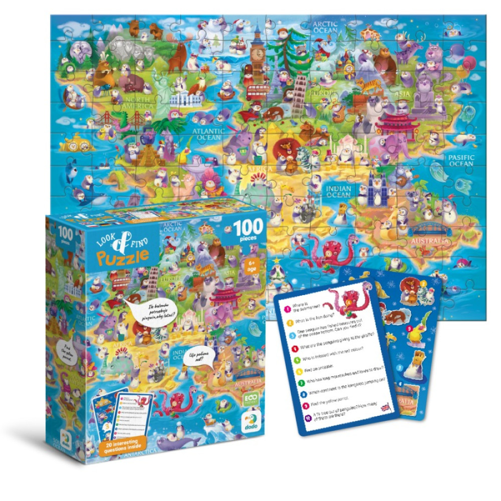 Пазл. Шукай та знаходь «Світ пінгвінів»300670