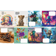 Зошит шкільний Школярик 12 аркушів клітинка (72511)