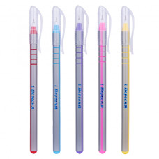 Ручка 1Вересня кульк/масл "Silver" 0,6 мм, Синя 410952