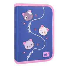 Пенал твердий YES одинарний з двома клапанми HP-04 Meow-Meow 533623