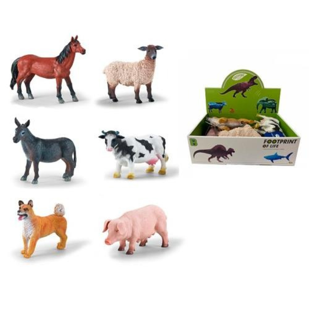 Фігурка DY36 (72шт) домашні тварини, выд 17см, 6шт(6видів) в дисплеї, 33-10-22,5см