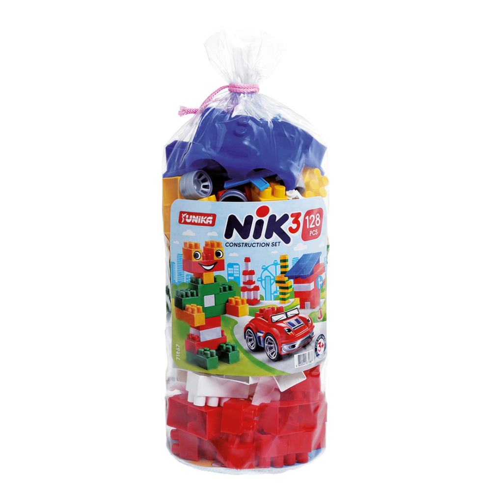 Конструктор дитячий "NIK-3" (128 дет) (пакет)  671887